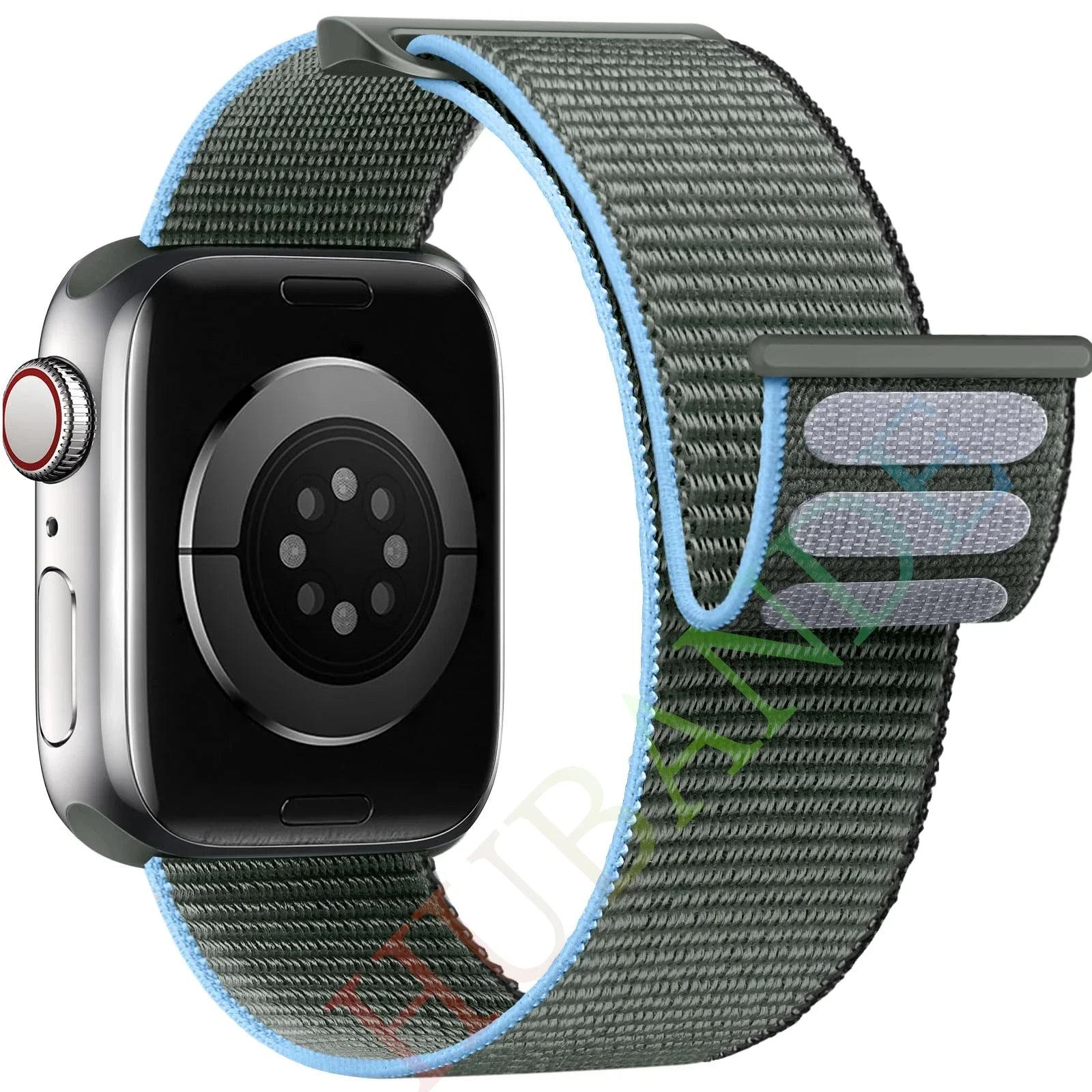 Nylon Strap for Apple Watch 10 42mm 46mm Ultra 2 49mm Breathable Replacement Wristband for IWatch 9 8 7 6 5 4 3SE 45mm 41mm 44mm