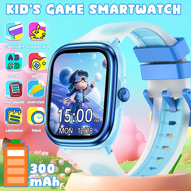 2026 Children's Smart Watch Multiple Learning Modes – Early Education Health Monitor LED Flashlight IP68 Waterproof - I YAN