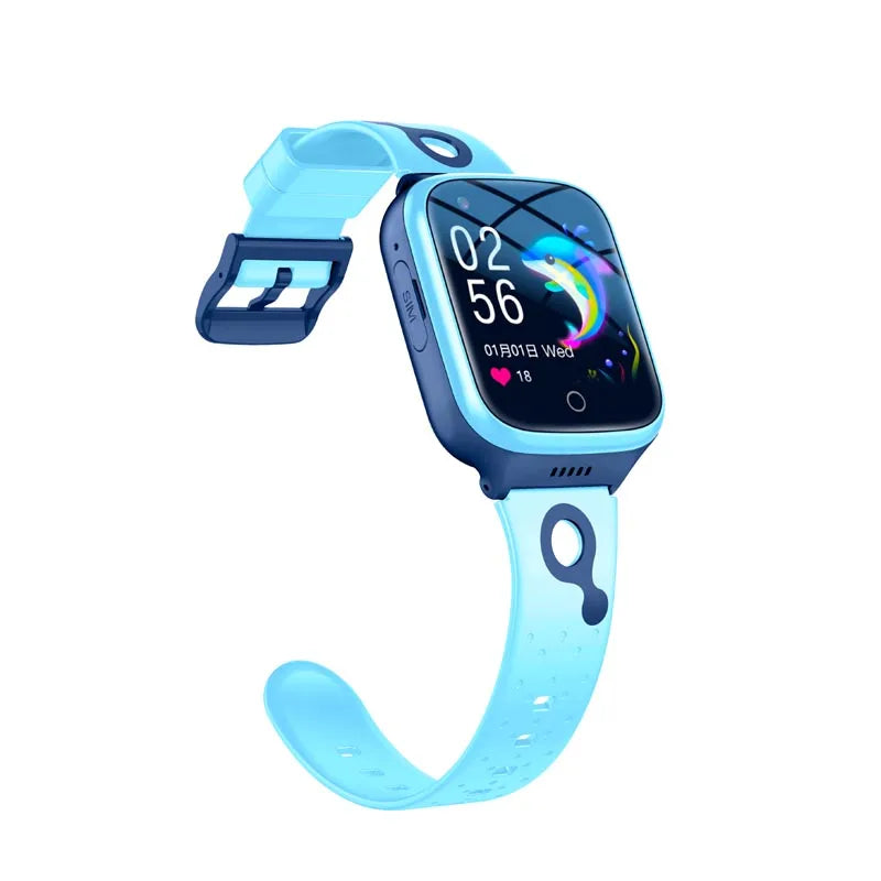 4G Kids Smartwatch Phone GPS Tracker K9 – SOS HD Video Call IP67 Waterproof Touch Screen Children Smart Watch - I YAN