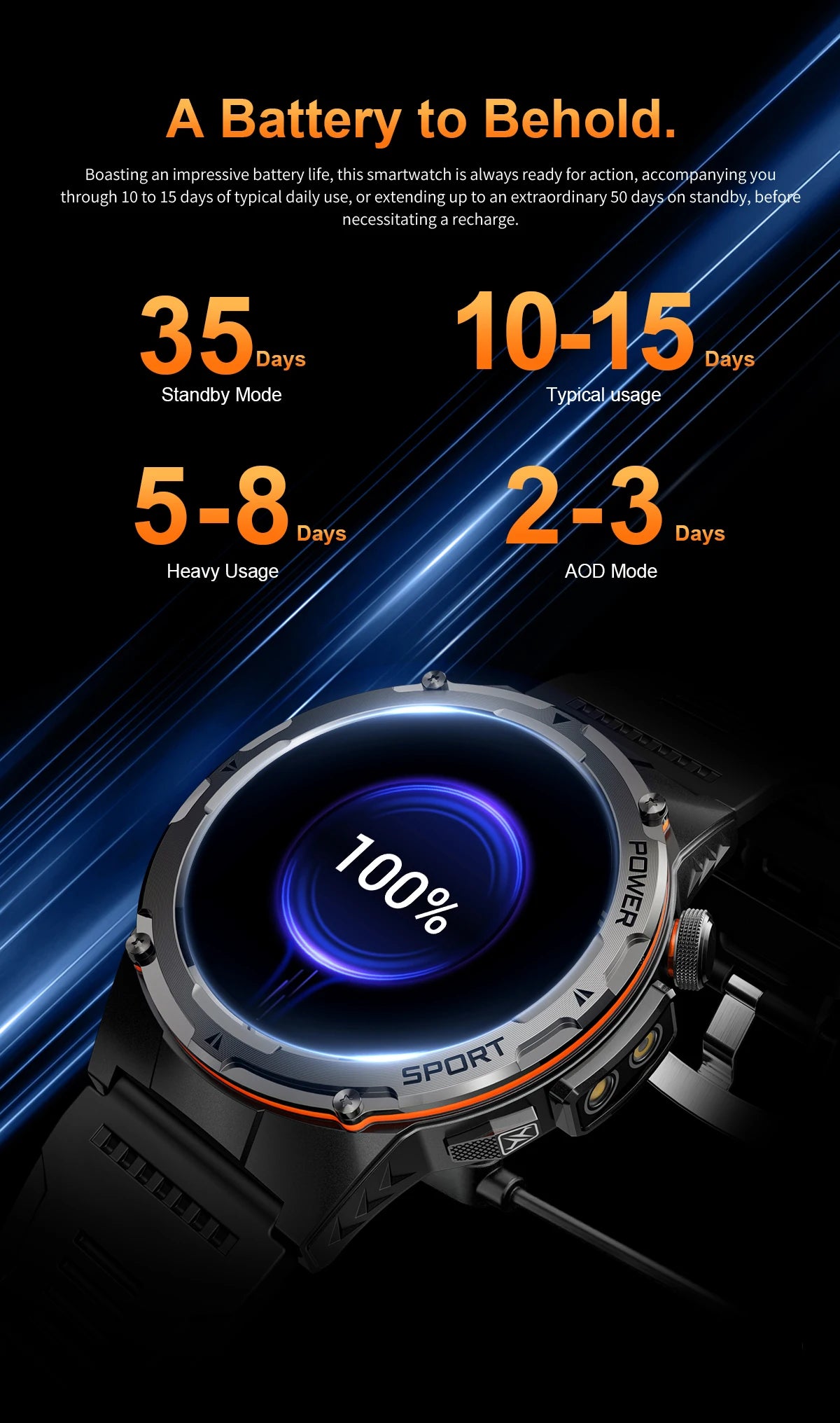 NEW Top Popular Outdoors GPS tracker Sports Smart Watch Men 500mAh NFC HD Call IP68 depth waterproof Smart Watch T-REX3 Men