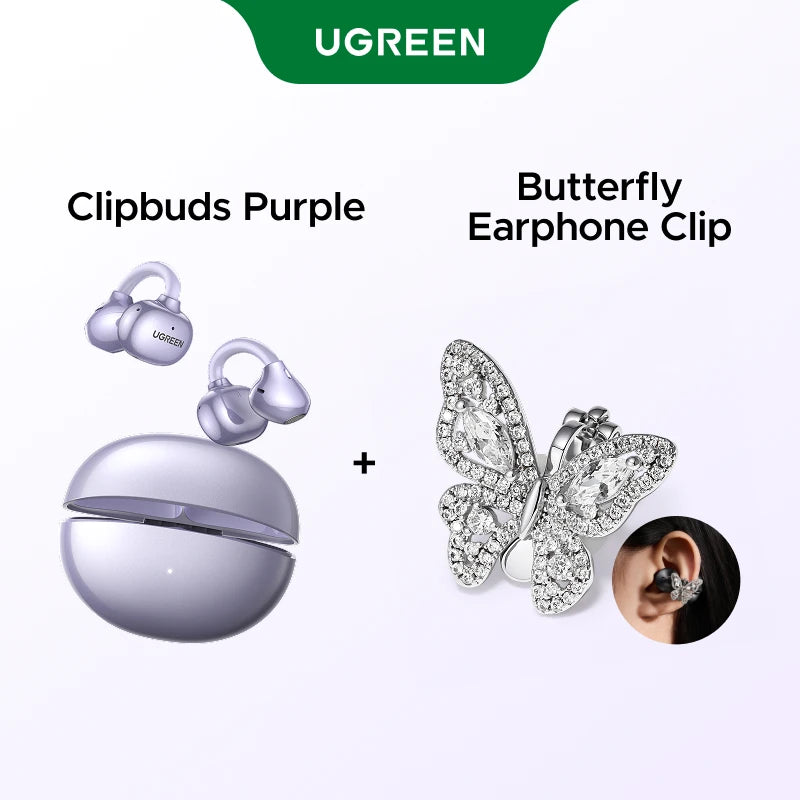 UGREEN Ear Clip EarBuds OWS Wireless Bluetooth Earphones TWS Headphones