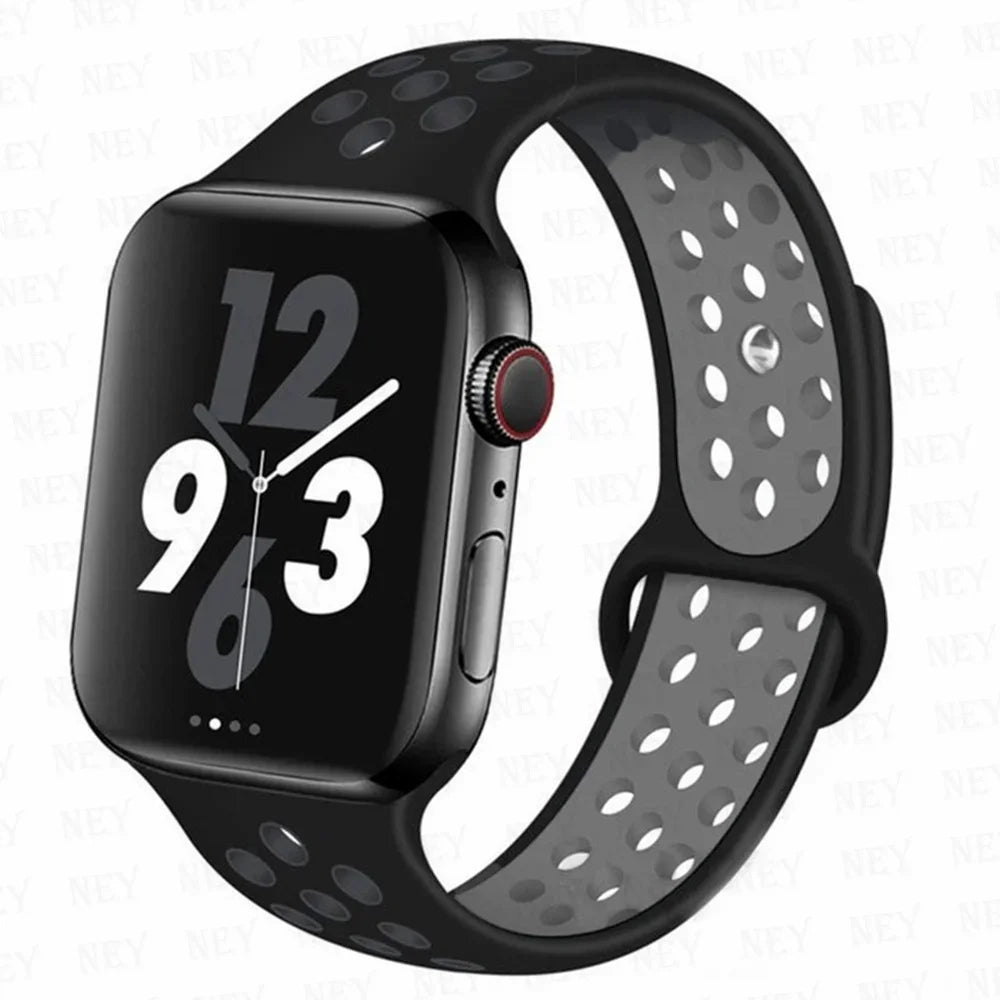 Sport strap For Apple Watch Band Ultra 49mm 44mm 45mm 38/40mm/41mm Silicone Pride Bracelet correa iWatch Series 8 7 6 4 5 3 9 SE