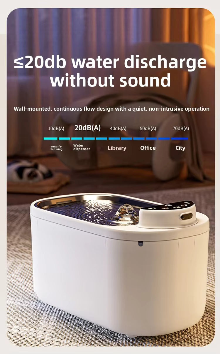 Smart Pet Water Fountain | Ergonomic automatic water fountain with ultra-quiet water circulation system