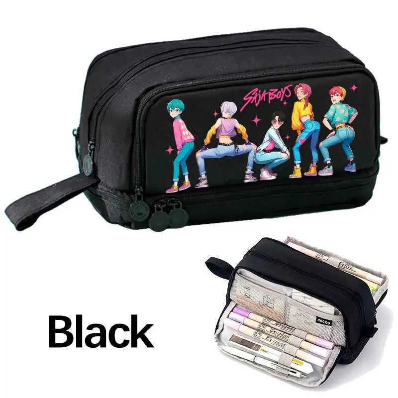 Demon Hunters Pencil Case – Multi-Functional Stationery Storage Bag - I YAN