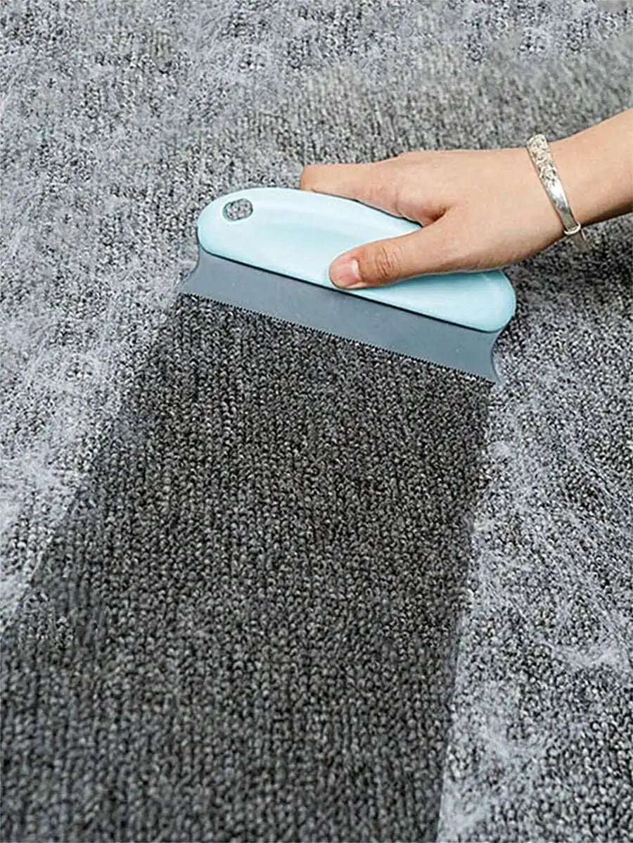 I YAN PETSIN pet hair remover brush with handle, cat and dog hair lint brush for cleaning cars, furniture, and pet bedding.