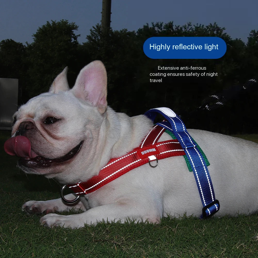 Classic Dog Harness No-Pull Padded Style Vest, Escape-Proof Chest Breathable Reflective Adjustable Mesh for All Breeds