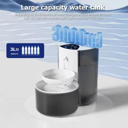 Pet Intelligent Water Dispenser, Clean And Dirty Separation, Dumping Type, Automatic Water Dispenser For Cats, Large Capacity