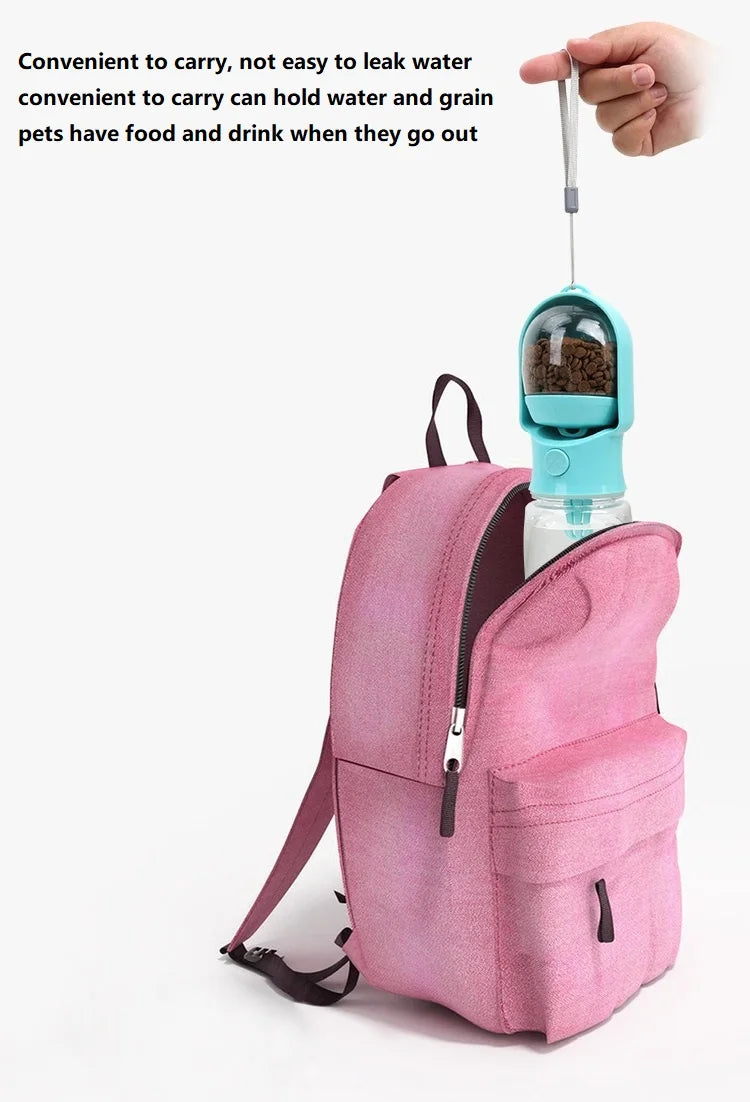 320/500ML Portable Dog Cat Water Bottle for Dog Gourd Walk Drinking Bottle Dog Pet Supplies Food Bowl GS07