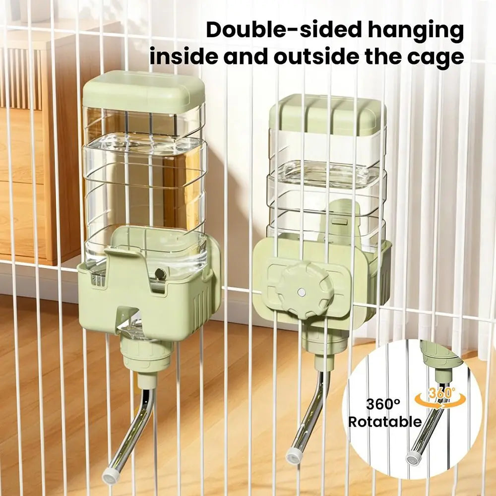 Leak-Proof Hanging Pet Water Dispenser Cage Mounted 750ml Automatic Water Dispenser Automatic Dispenser Animal Water Bottle