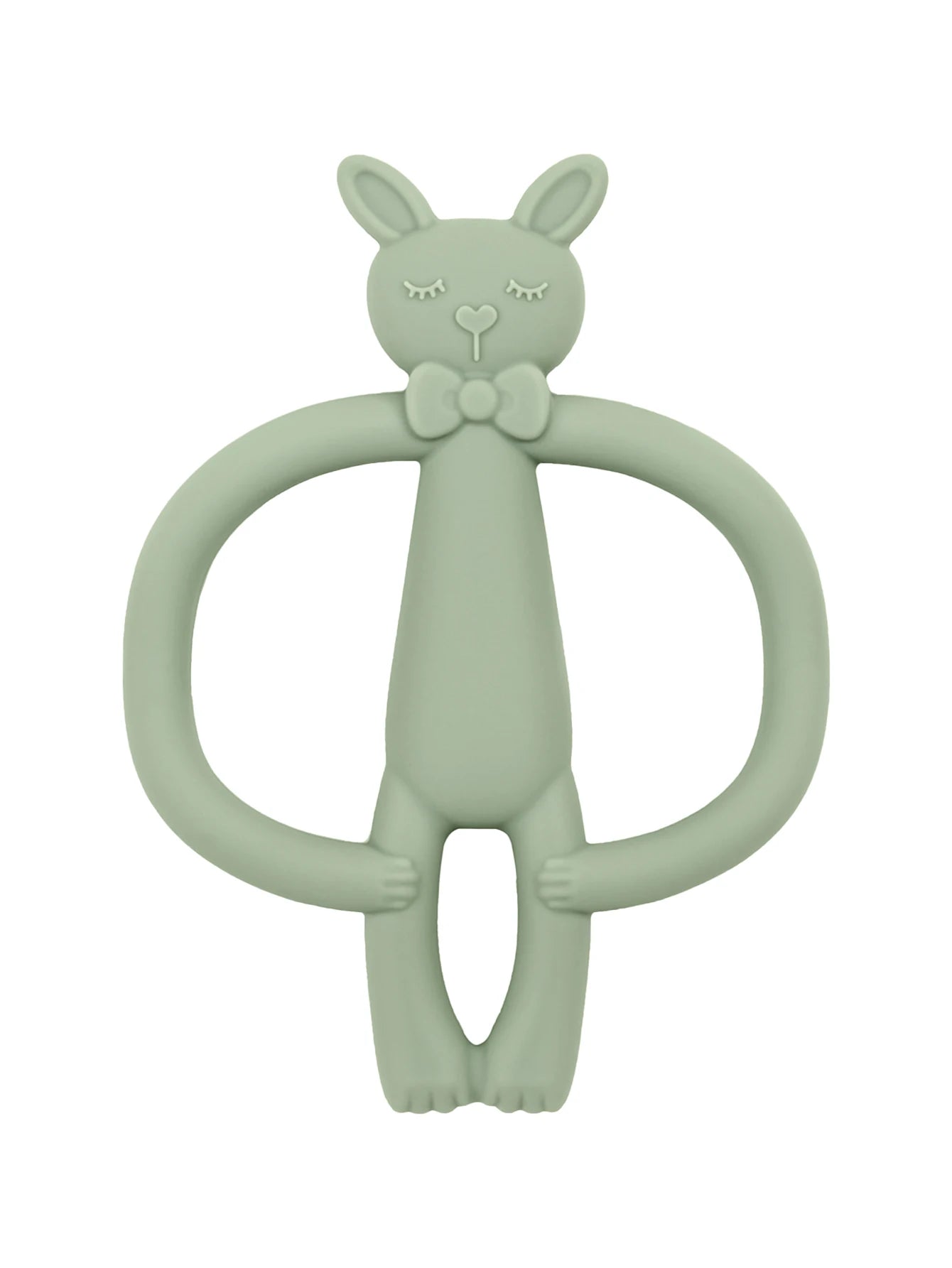 Color Kids 1PCS Silicone Teether Toys Baby Nursing Teether Gifts Newborn Cartoon Rabbit Teether Toys Teething Infant Chewing Toy