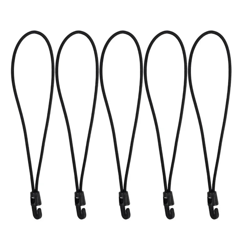 10/1Pcs Bungee Cord with Hooks 10/15/25cm High Elasticity Expander with Hooks Rubber Tensioner with Hooks for Camping Tarpaulin