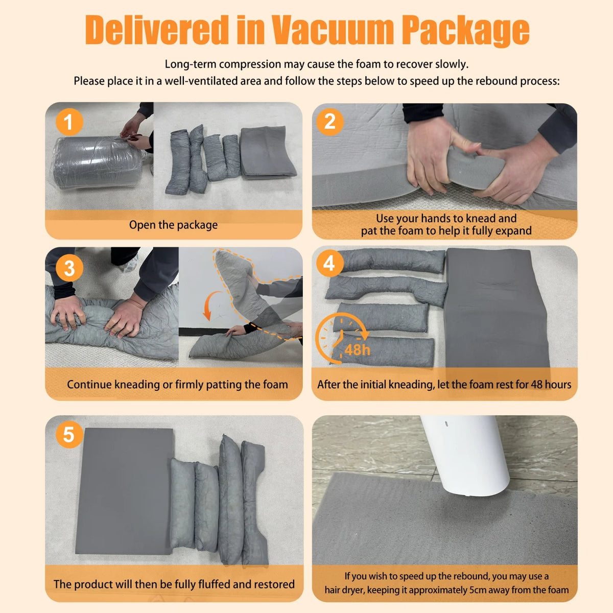 Orthopedic dog bed by I YAN with Oxford bolster, foam base, waterproof lining, removable cover, available in multiple sizes.