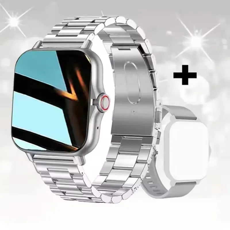 Smart Watch Android Phone 1.44'' Inch Color Screen Bluetooth Call Blood Oxygen/Pressure Monitoring Smart Watch Women Men