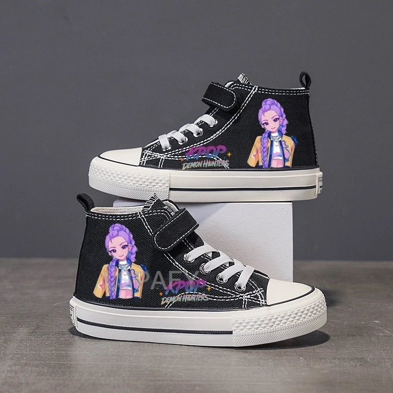 High-top Non-slip Sneakers, Student Casual Shoes New Children's Shoes, Fashion Canvas Shoes, Flat Shoes, Children's