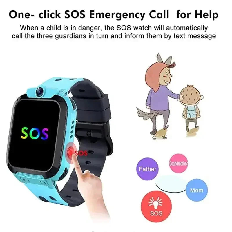 OPPO Kids 4G Smart Watch Mini Phone – 3-in-1 Call SOS Camera Cartoon Watch for Boys & Girls Birthday Gift 2026 - I YAN