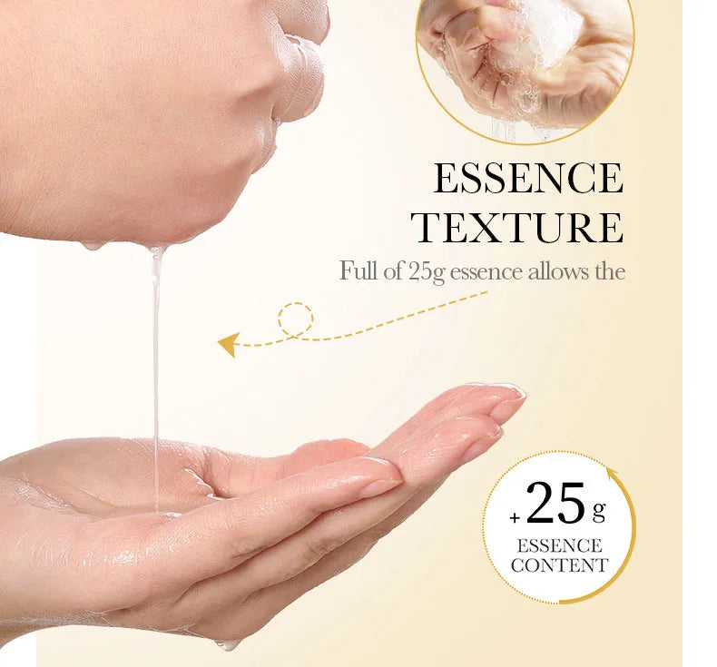 30/15pcs SADOER 24K Gold Vitamin C Hyaluronic Acid Facial Masks Face Moisturizing Firming Hydrating Face Mask Facial Skin Care