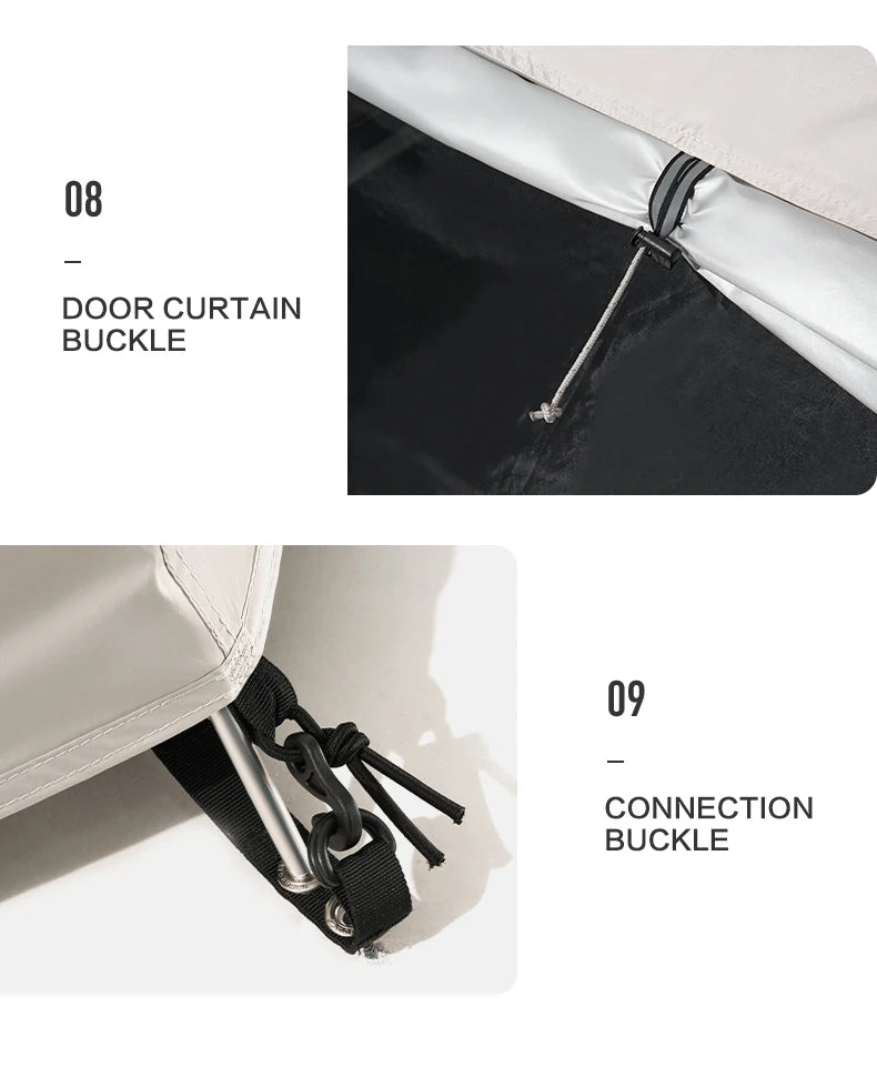 MOBI GARDEN Camping Backpacking Tent Waterproof Rainproof Hiking Silver Coated Sun Protection Easy Set Up