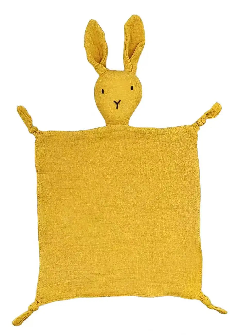Soft I YAN baby cotton muslin comforter blanket with sleeping dolls, ideal for newborns, kids, and soothing sleep times.