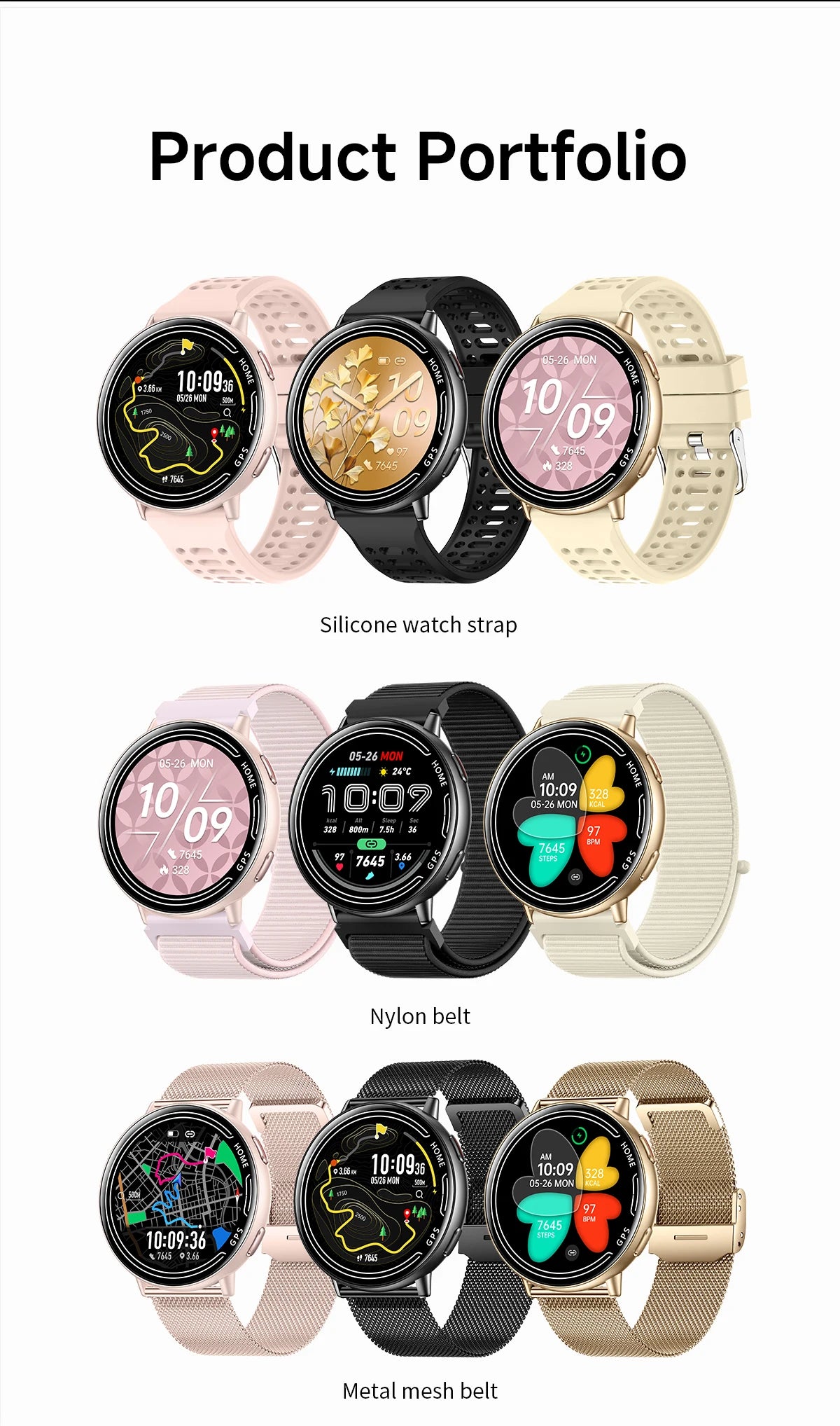 Elegant Women Smartwatch 2026 New 1.39'' AMOLED Screen Bluetooth Call Heart Rate Women's Health IP68 Waterproof Fashion Watches