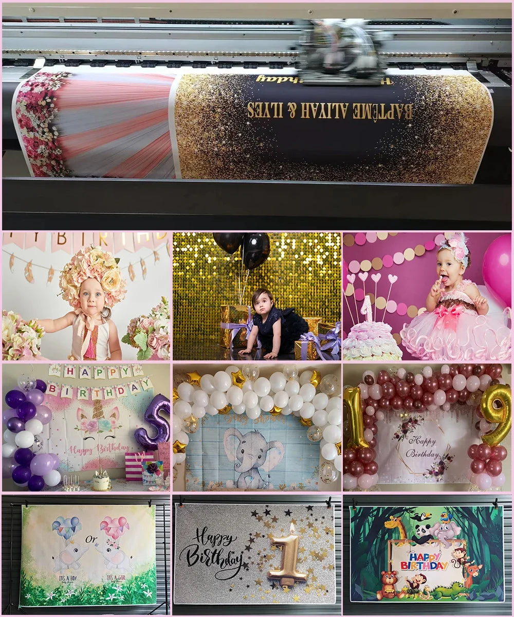 First Holy Communion Backdrop Gold Dots Flowers Gold Cross Boy or Girl My Baptism Party Decor Kids God Bless Photo Background