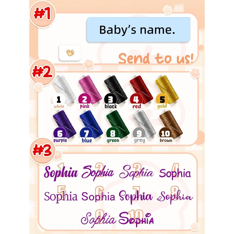 Soft personalized baby blanket and lovey set with minky dot fabric, ideal for boys and girls, featuring custom name embroidery.