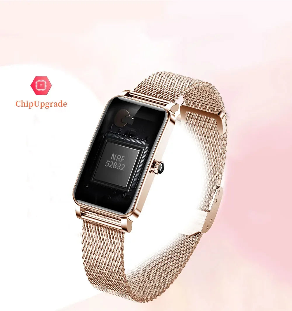 Women's Luxury Smartwatches Connect Phone Interactive Music Full Touch Smart Watches Weather Reminder Custom Wallpaper Smartband