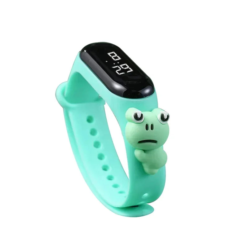 Waterproof Children's Smart Watch Cartoon LED Digital – Fun Electronics Wristwatch Birthday Gift for Kids Age 2-15 - I YAN
