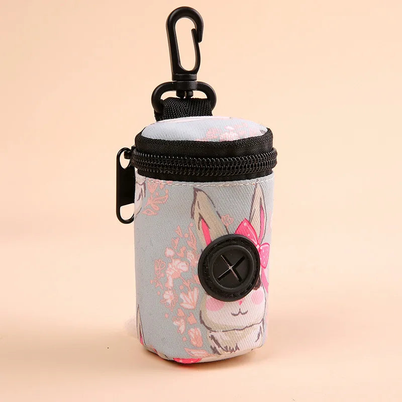 I YAN pet dog poop bags with holder, outdoor waste disposal bags for walks and hikes, durable and handy for cleaning up after dogs