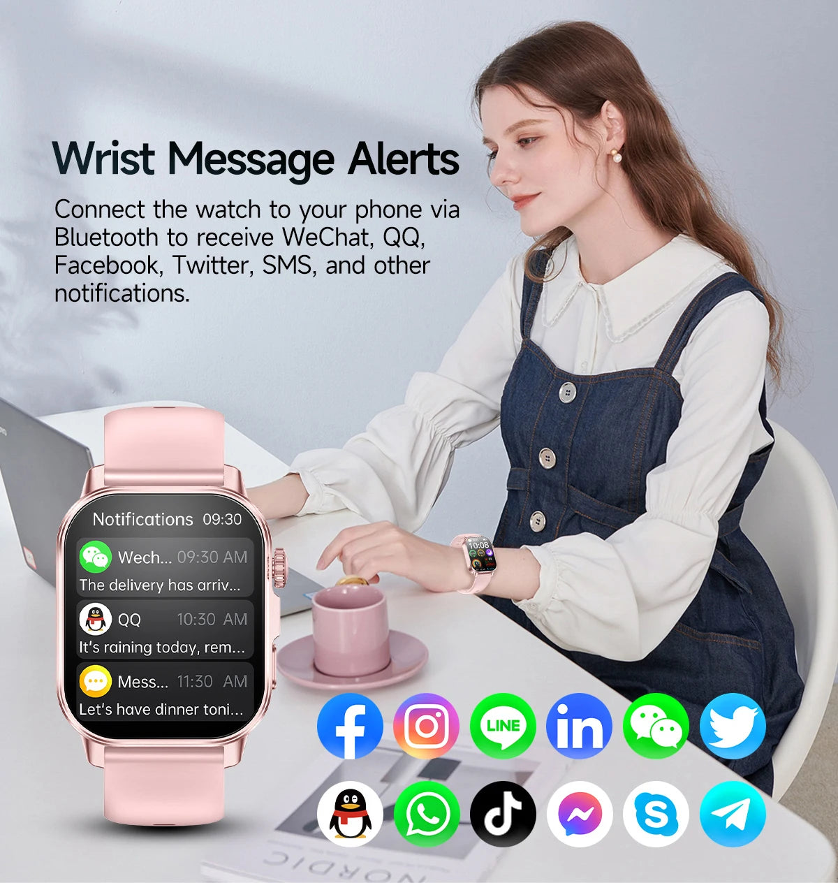 2026 New ECG + PPG Smart Healthy Diagnosis Surveillance Women Body Analysis Blood Pressure Lipid Uric Acid Health SmartWatch Men