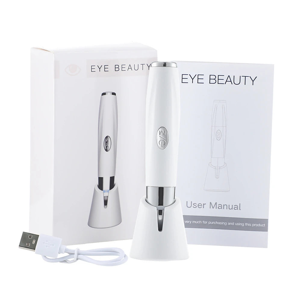 Eye Care Beauty Device Facial Massager 3 in 1 LED Photon Light Wand for Relax Eye Dark Circles Eye Bags Puffiness Skincare Tool