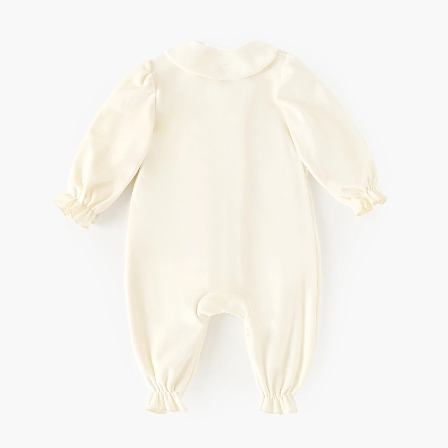 Winter Long Sleeve Baby Girls Jumpsuits Cute Lace Thickened Warm Infants Clothing