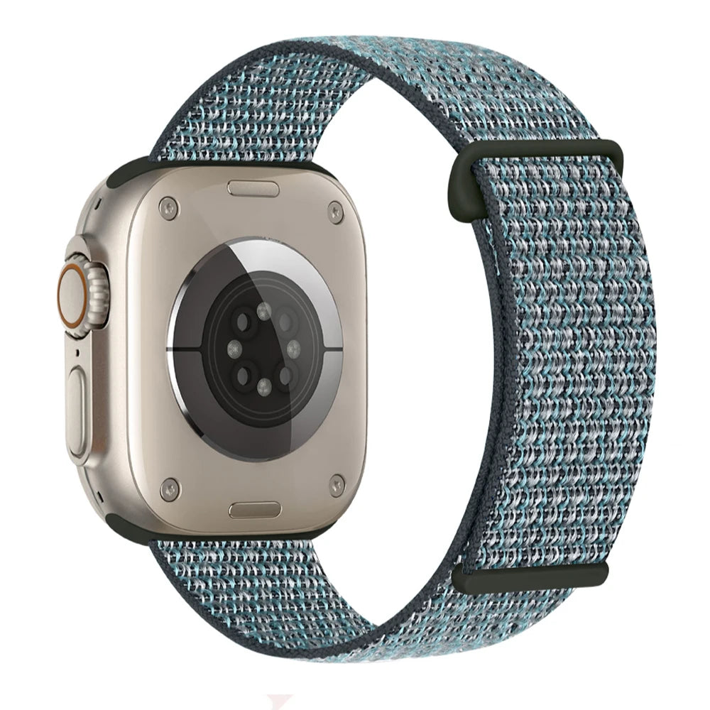 Nylon Strap for Apple Watch 10 42mm 46mm Ultra 2 49mm Breathable Replacement Wristband for IWatch 9 8 7 6 5 4 3SE 45mm 41mm 44mm