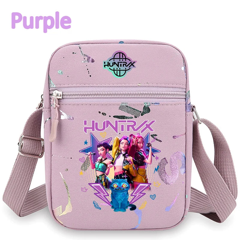 New⭐️KPOP Demon Hunters Crossbody Phone Bag Single Shoulder Pouch Coin Wallet Purse Warriors Handbag Fans Gril Gifts