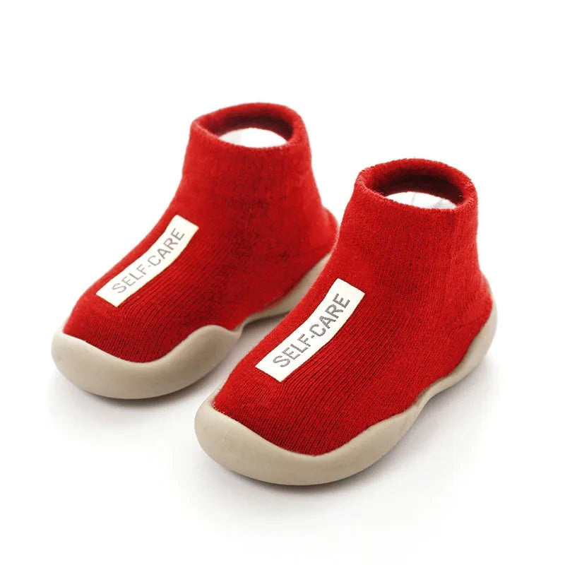 Baby Walking Shoes Sock Shoes First Walker Shoes Toddler Infant Boys Girls Kids Soft Sole Floor Shoes Non-Slip