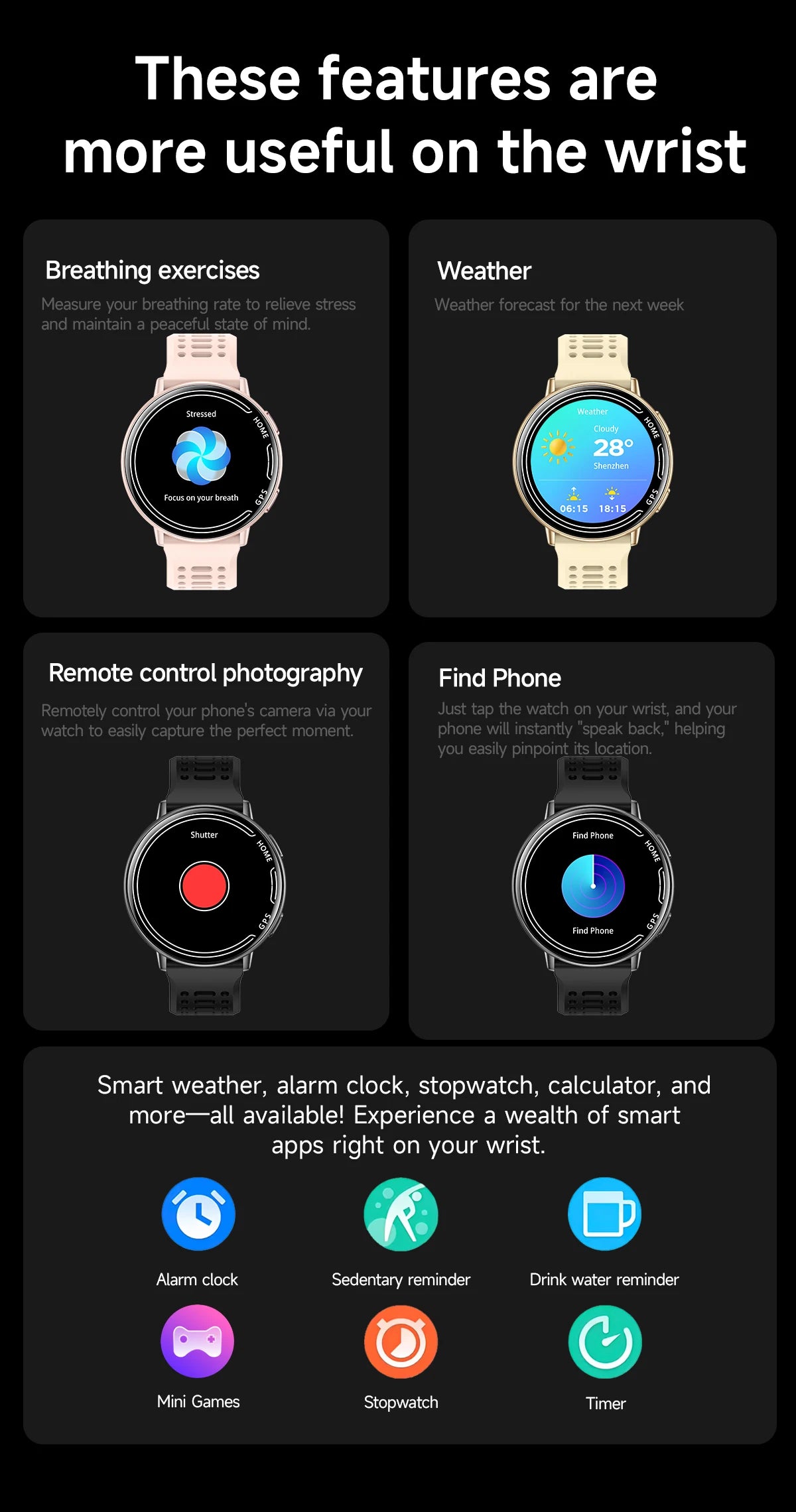 Elegant Women Smartwatch 2026 New 1.39'' AMOLED Screen Bluetooth Call Heart Rate Women's Health IP68 Waterproof Fashion Watches