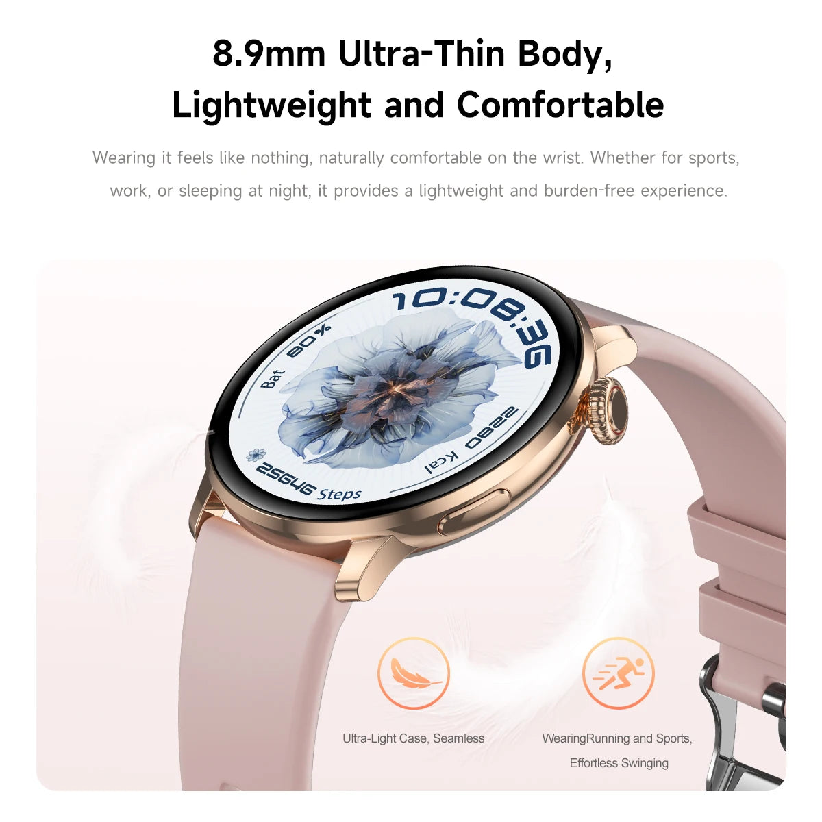 2026New Lady women Fashion Smart Watch Bluetooth Call Blood oxygen Health GPS Sport Outdoor Smartwatch for Women AMOLED Screen
