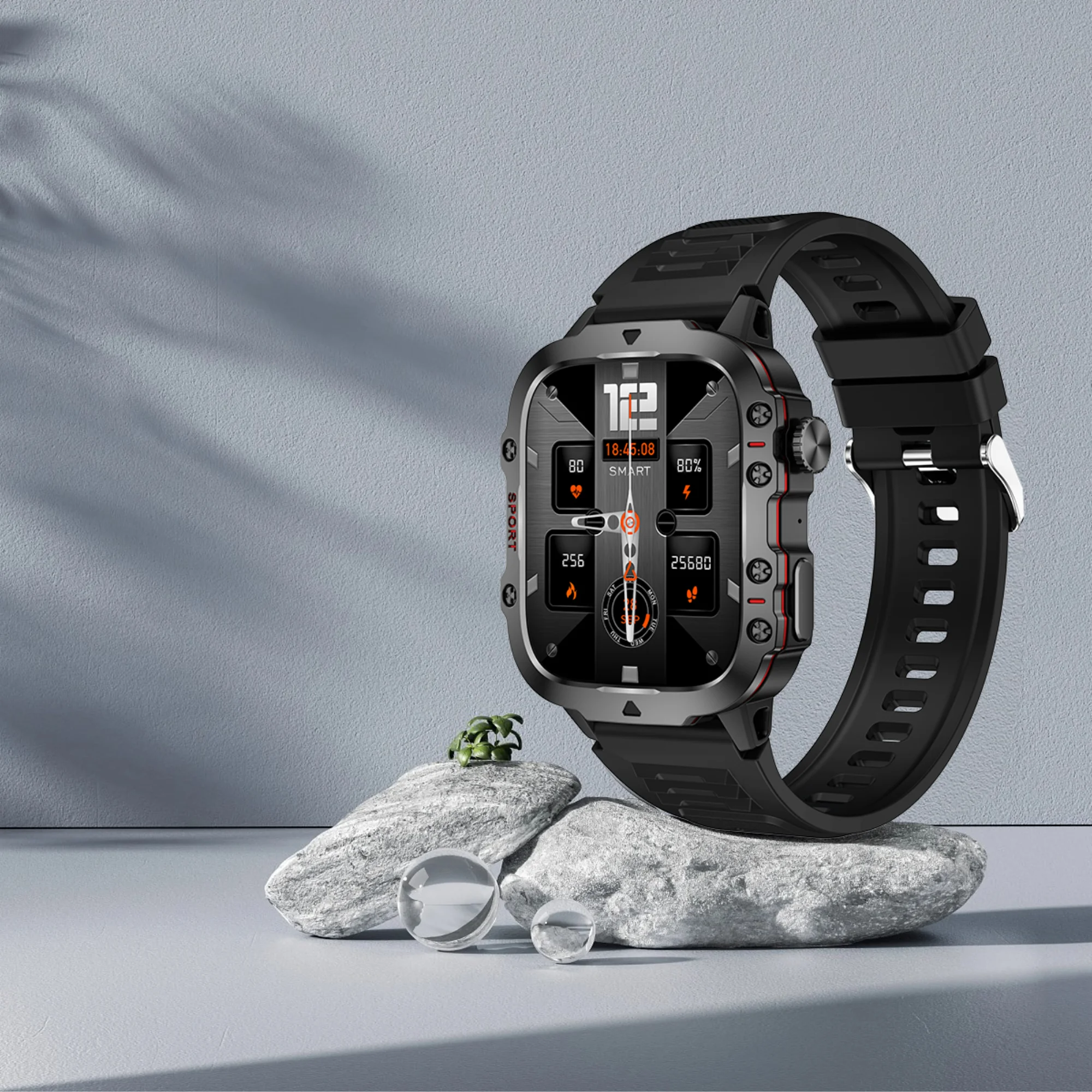 Original Military Men Smart Watches Wireless Call Fitness Clock IP68 Swim Waterproof Sport Smartwatch for Women IOS Android 2025