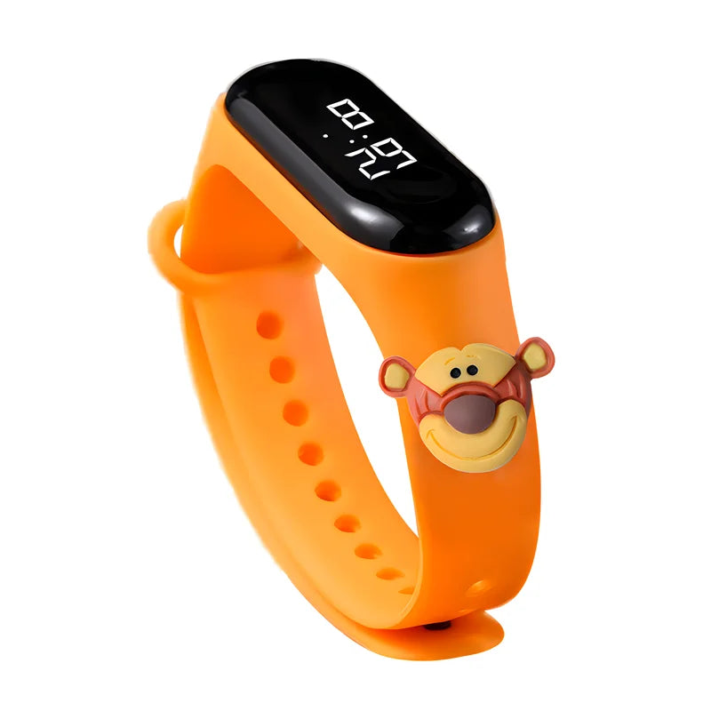 Waterproof Children's Smart Watch Cartoon LED Digital – Fun Electronics Wristwatch Birthday Gift for Kids Age 2-15 - I YAN