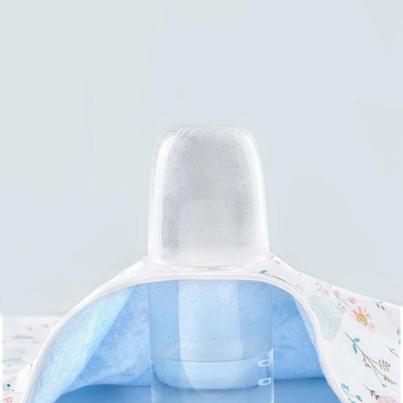 Waterproof baby changing pad cover by I YAN, reusable bed pad and travel mattress protector for infants.