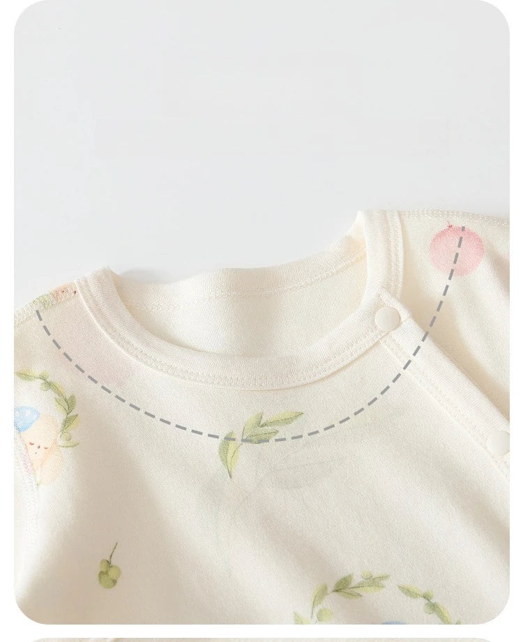 Cute Animal Print Baby Jumpsuit | Soft Cotton Romper for Newborns 0-18M - I YAN