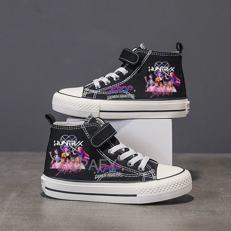 High-top Non-slip Sneakers, Student Casual Shoes New Children's Shoes, Fashion Canvas Shoes, Flat Shoes, Children's