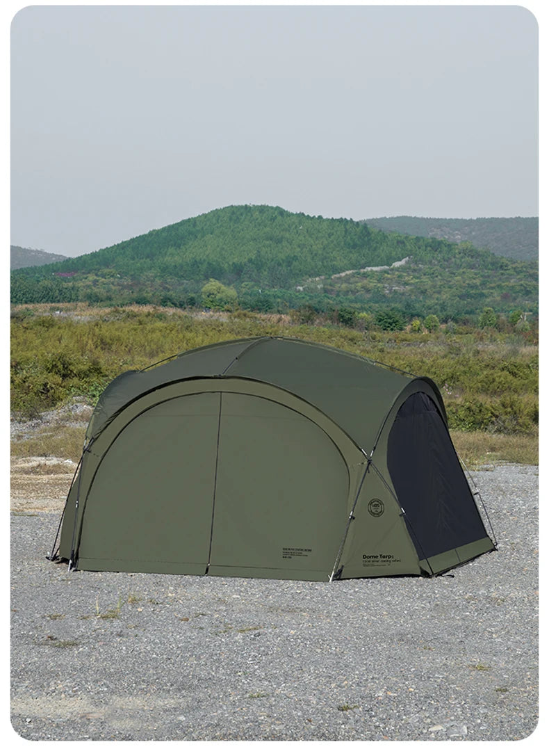 ShineTrip Outdoor Dome Tent Rainproof Sunproof Self Drive Waterproof Shade Coated Silver Canopy Camping Combination