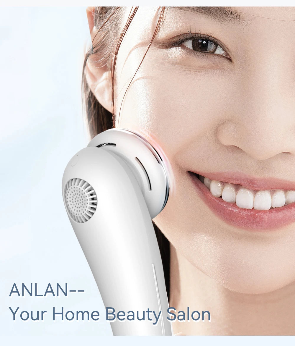 ANLAN EMS Facial Massager Pro Face Lifting Skin Rejuvenation Cold Hot Compress Deep Cleaning Anti-aging Skincare Beauty Device