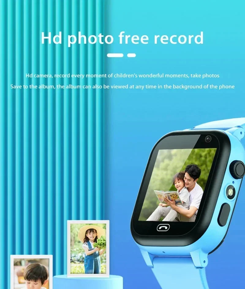 VIVO 4G Kids Smart Watch Mini Phone – 3-in-1 Call SOS Camera Cartoon Watch for Boys & Girls Gift 2026 - I YAN