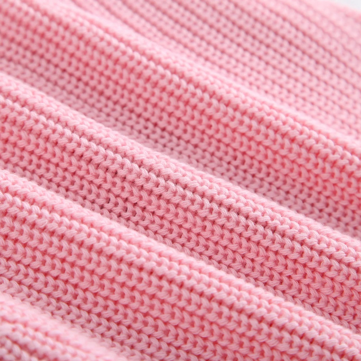 Girl Cotton Knit Pullover Embroidered Tulip Flower Sweater 2026 Spring Autumn 0-5Y Children Long Sleeve Clothing