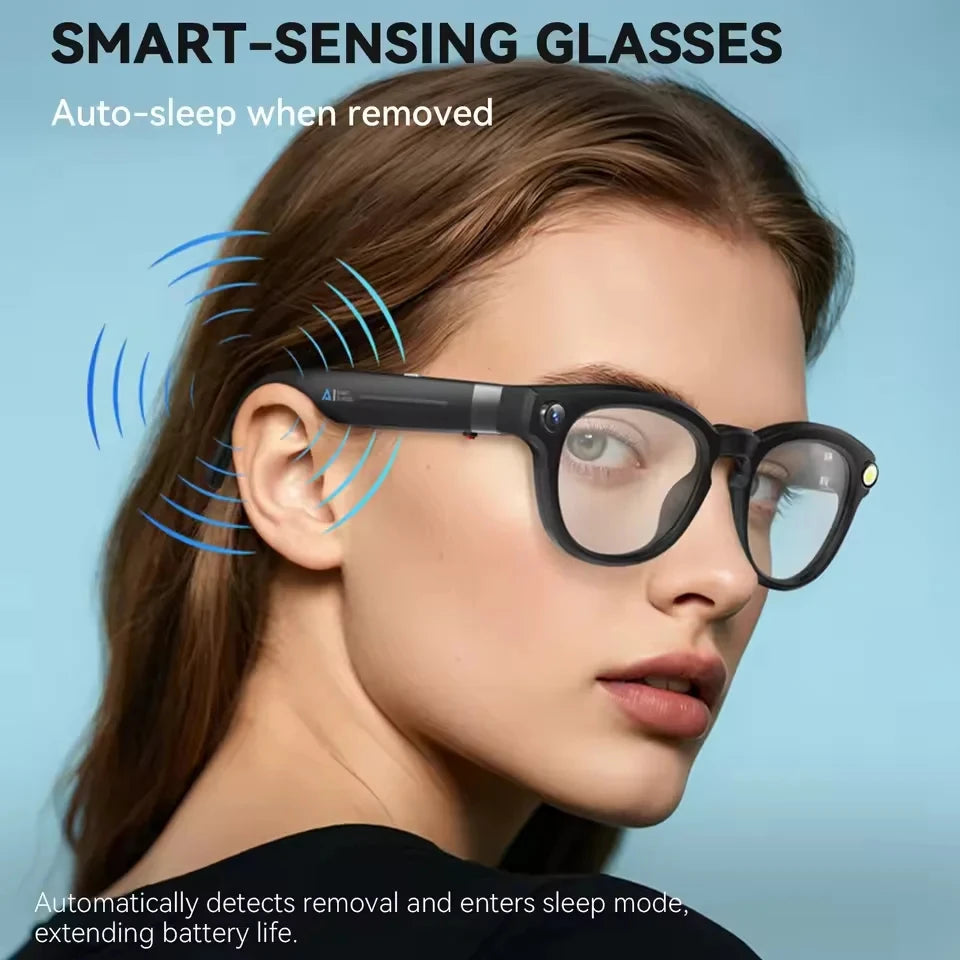 2026 8K HD AI Smart Glasses Men Chat GPT 800MP Camera Bluetooth Call AI Translation Voice Assistant Control Sunglasses Women
