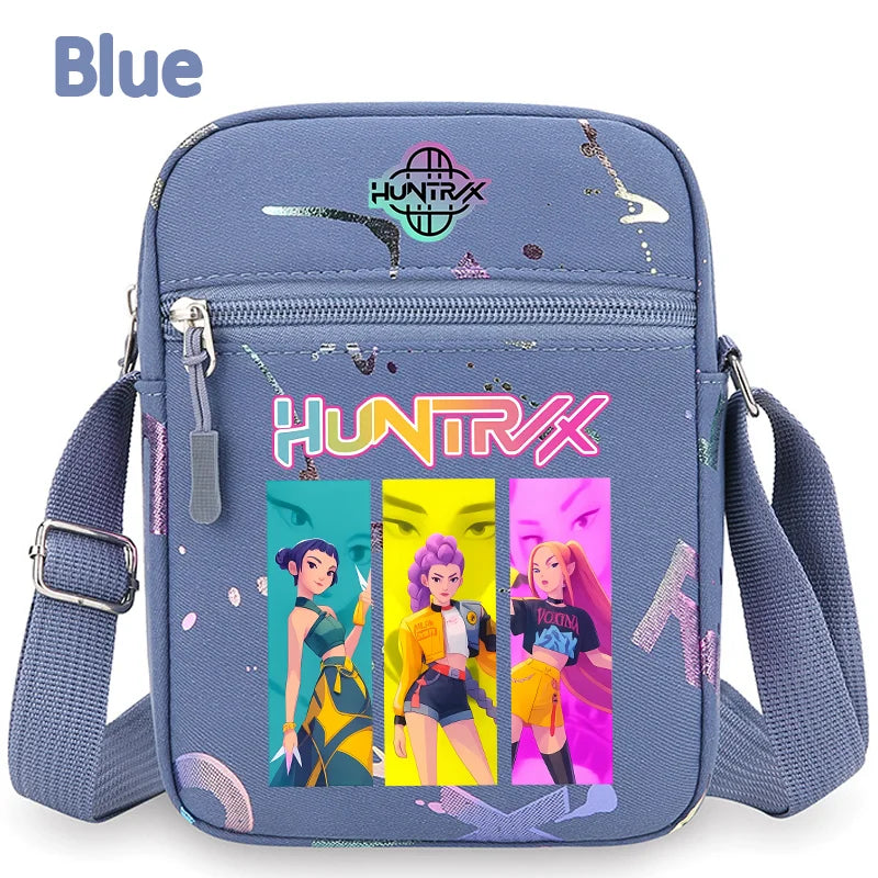 New⭐️KPOP Demon Hunters Crossbody Phone Bag Single Shoulder Pouch Coin Wallet Purse Warriors Handbag Fans Gril Gifts