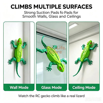 Wall-Climbing Gecko Cat Toy - Remote Control Lizard for Interactive Play