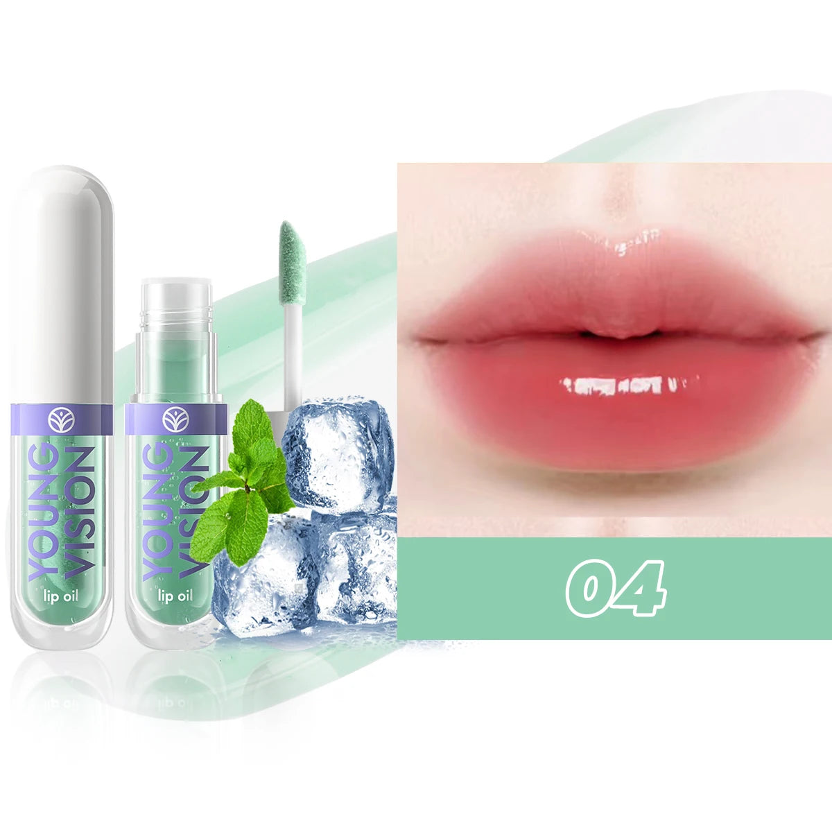 6 Color-Changing Lip Gloss  Fruity Scent Moisturizing and Long-Lasting Smooth Hydrating Temperature-Activated Lip tint