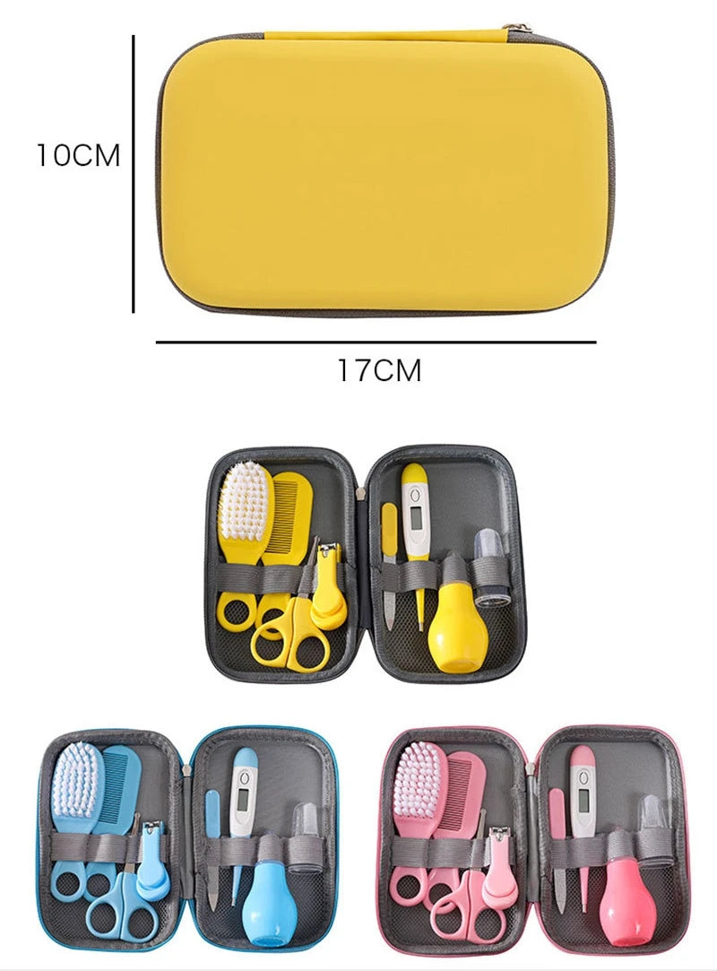 Baby Care Kit 8-Piece Set – Newborn Grooming & Healthcare Gift - I YAN